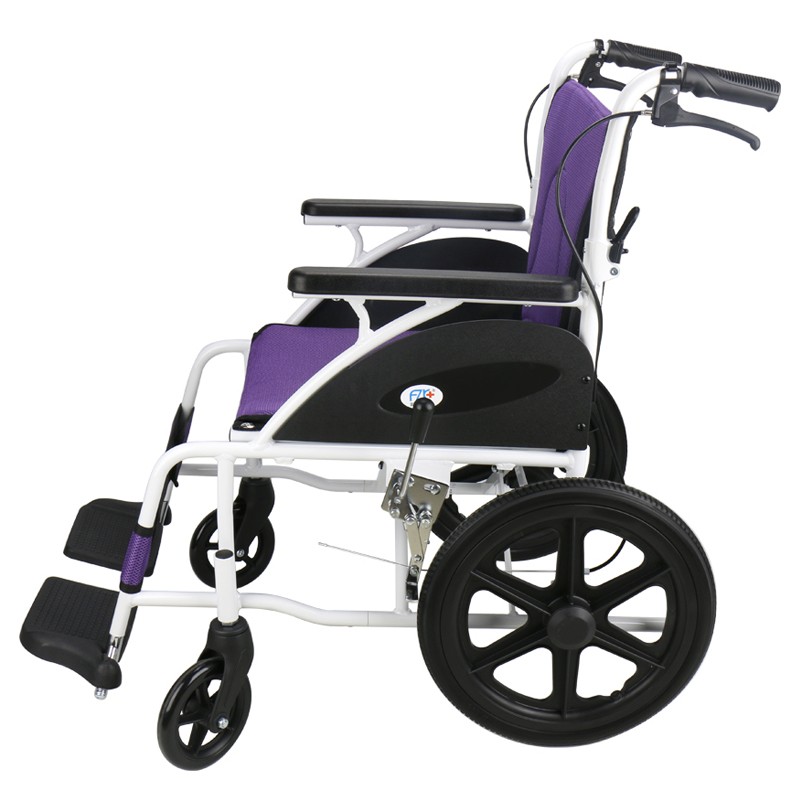 FZK-3500 铝合金小轮折背轮椅