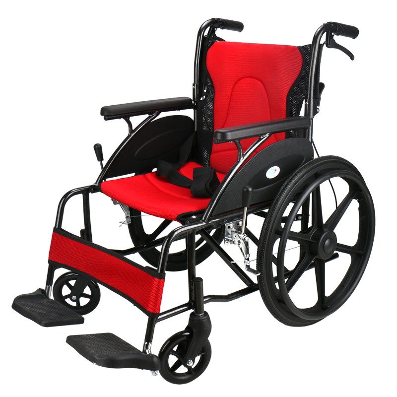FZK-2500 铝合金中轮折背轮椅