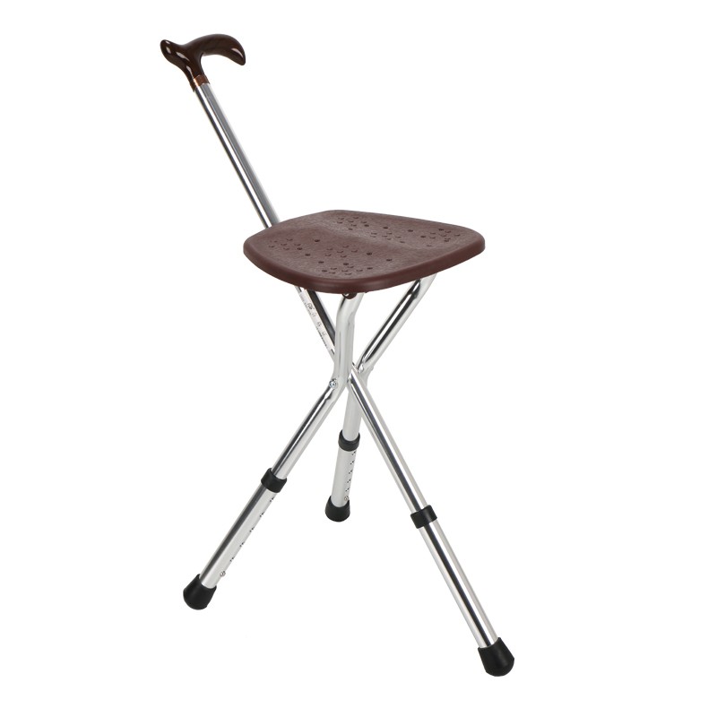 FZK-2029 铝合金带椅拐杖